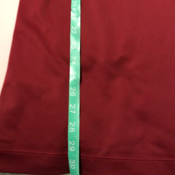 Nike Golf Polo Dri Fit Performance Red Short Sleeve Athletic Mens Sz XL - Picture 9 of 9